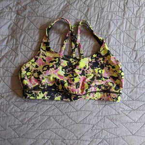 Floral Lululemon Energy Bra, Size 10, $10